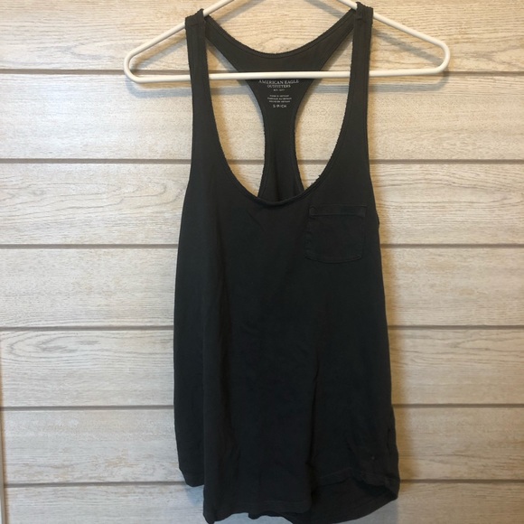 American Eagle Outfitters Tops - AE Charcoal Gray Tank Top ☀️ American Eagle Outfitters Tops - AE Charcoal Gray Tank Top ☀️